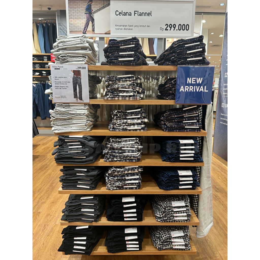 Celana Flannel WOMEN UNIQLO