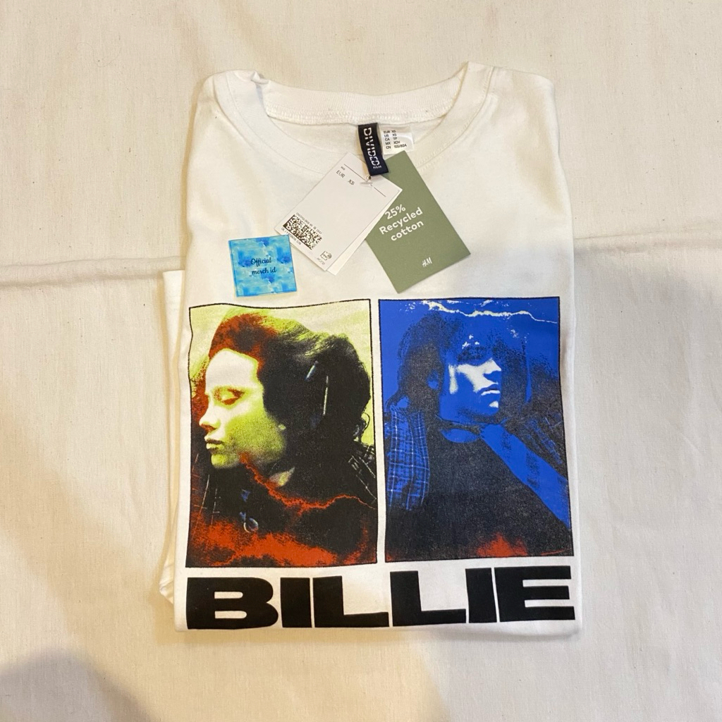 billie eilish tshirt tee kaos official merch