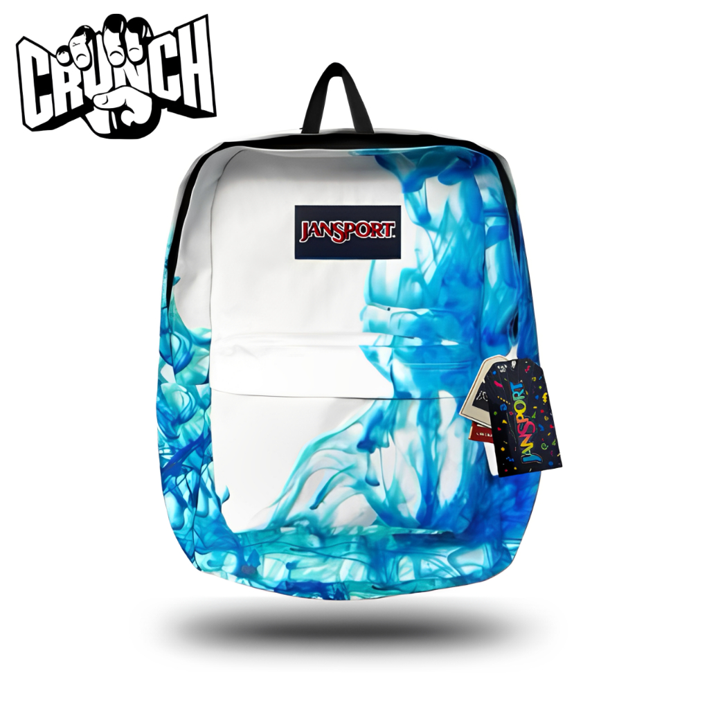 【FULLTAG✅】TAS JANSPORT MOTIF ASAP BIRU SCHOOL BAGS IMPORT  - TAS RANSEL JANSPORT - TAS JANSPORT - TA