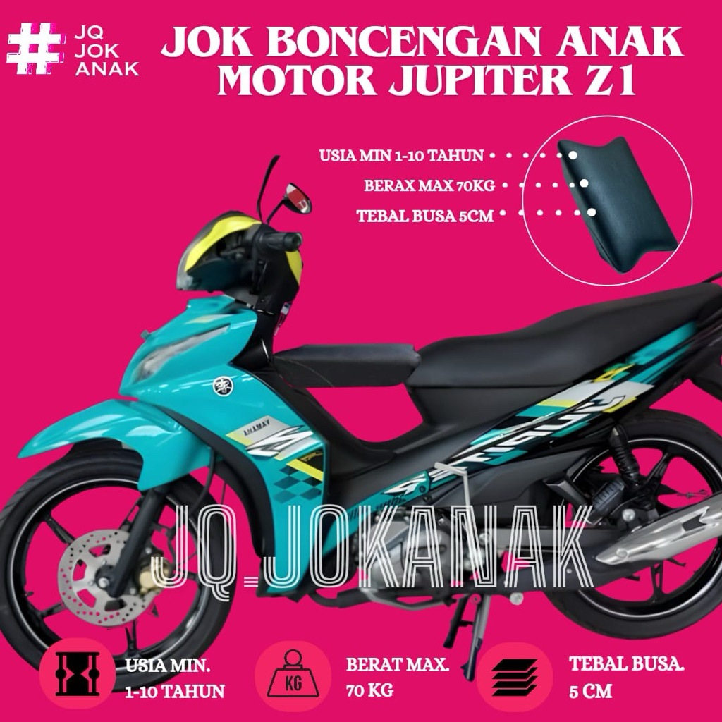 Jok Boncengan Anak Motor JUPITER Z1 Kursi Dudukan Anak Motor Bebek