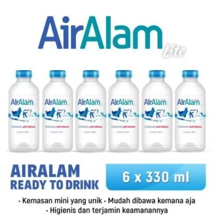 

AirAlam Lite Ready To Drink 330ml isi 6 botol