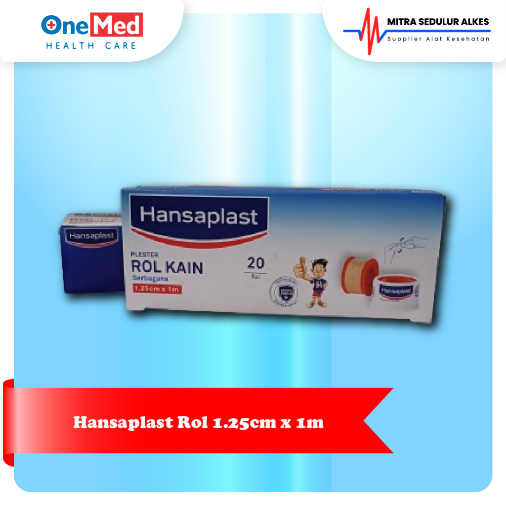 Plester Hansaplast 1,25x1m (20 roll) BOX