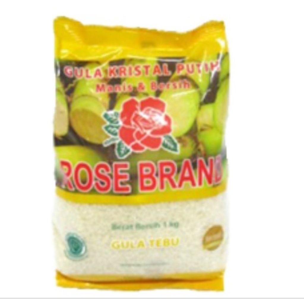 

Rose brand gula pasir kuning pck 1 kg
