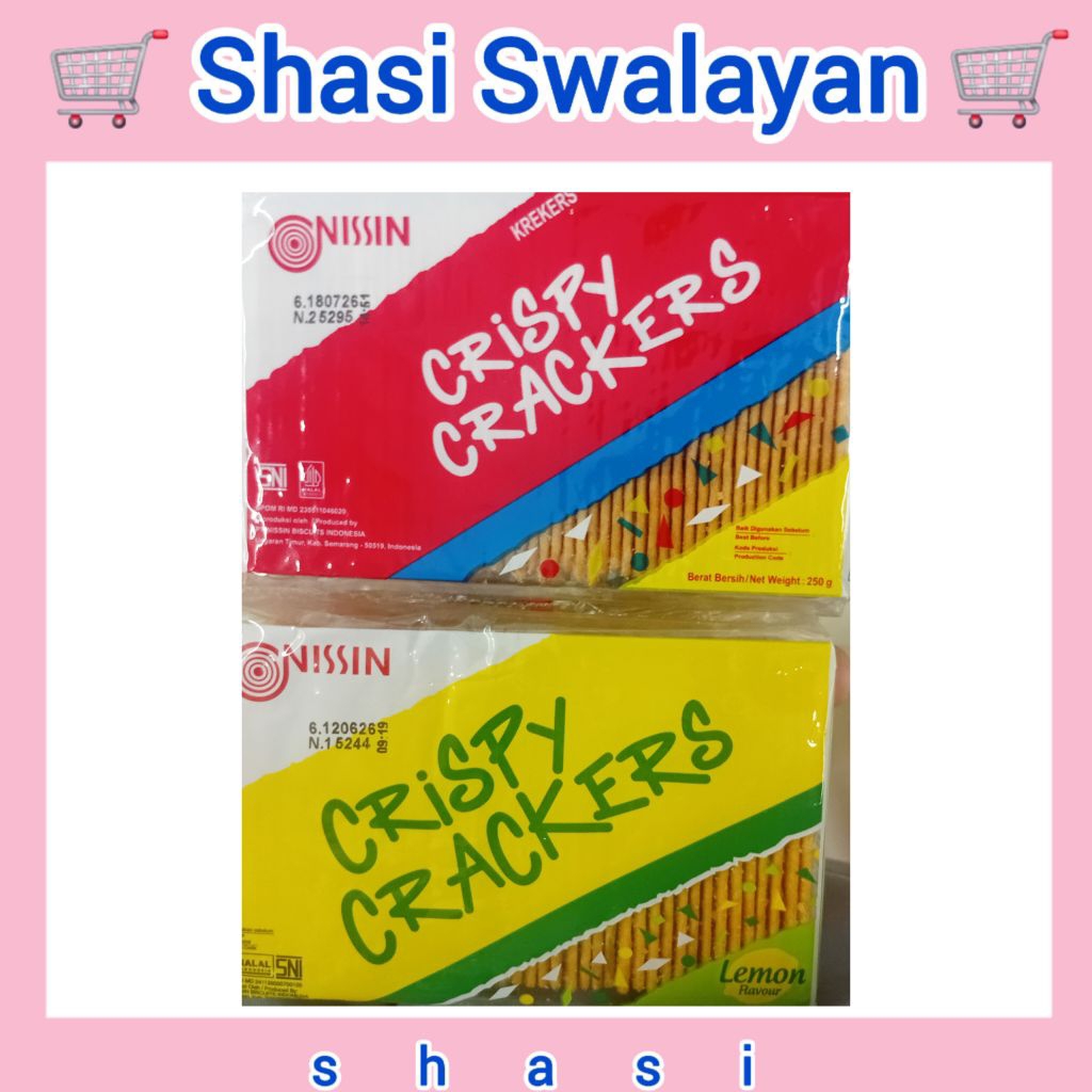 

NISSIN CRISPY CRACKER 130gr / 250gr