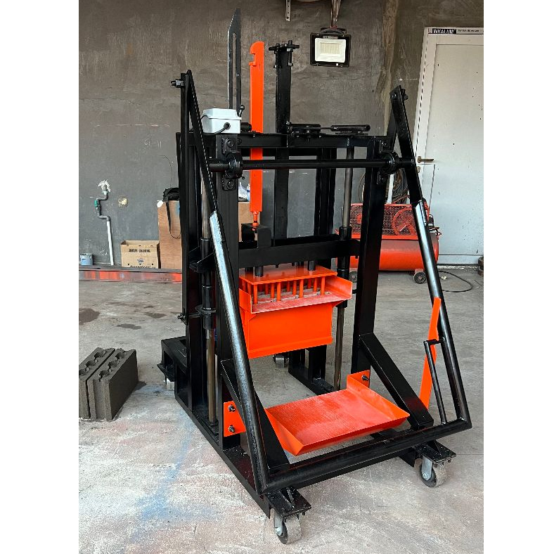 mesin batako portabel mesin cetak batako roda mesin pres batako CUSTOM PENGIRIMAN