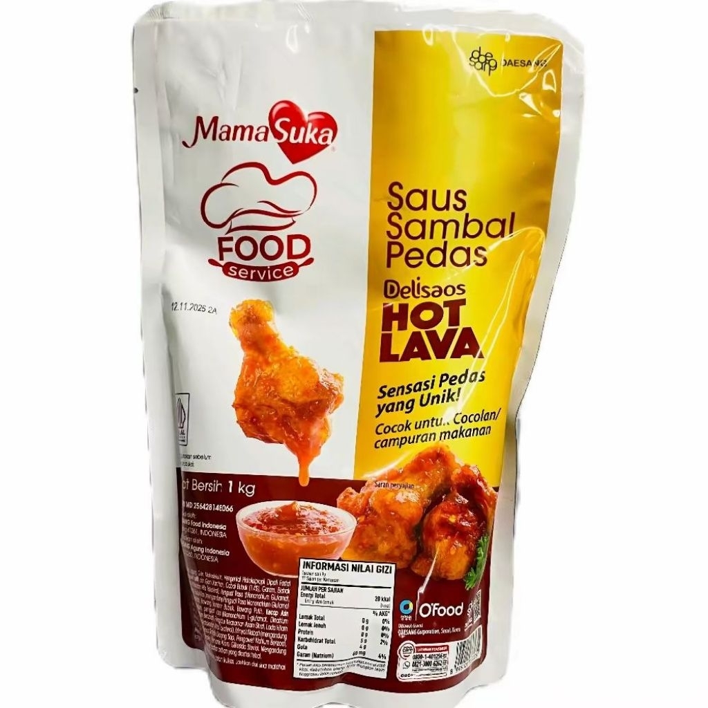 

HOT LAVA SAUS SAMBAL 1KG