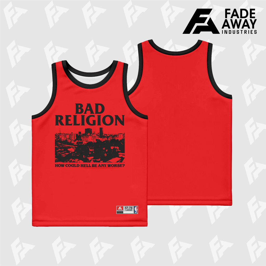 JERSEY BASKET BAD RELIGION MERAH