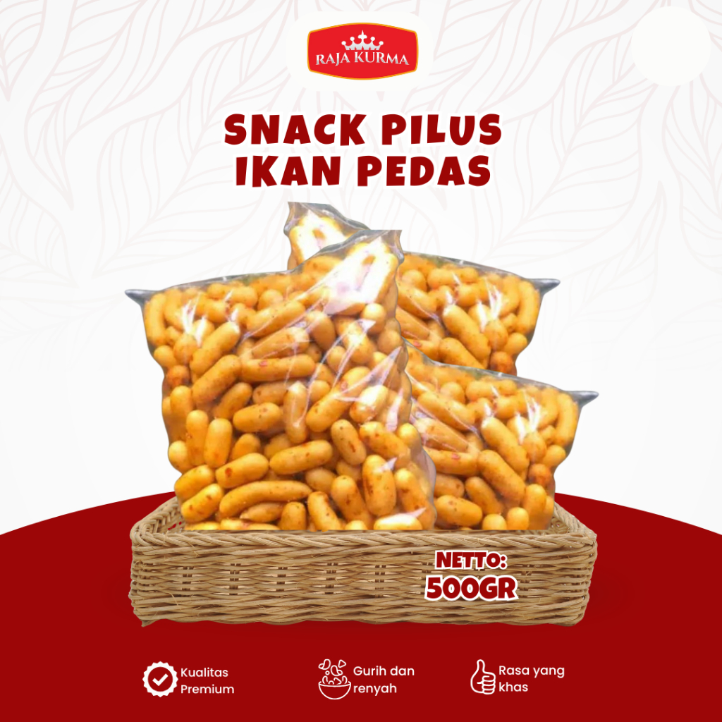 

SNACK KILOAN Pilus ikan pedas 500gr Pilus ikan bangkok snack enak, cemilan murah berkualitas