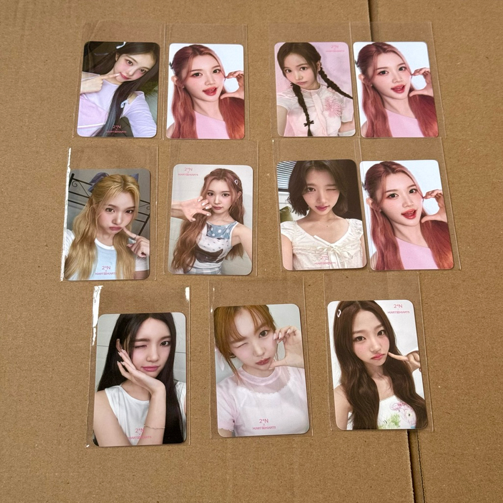 PHOTOCARD HEARTS2HEARTS 2AN CARMEN JIWOO YUHA STELLA JUUN ANA IAN YEON H2H