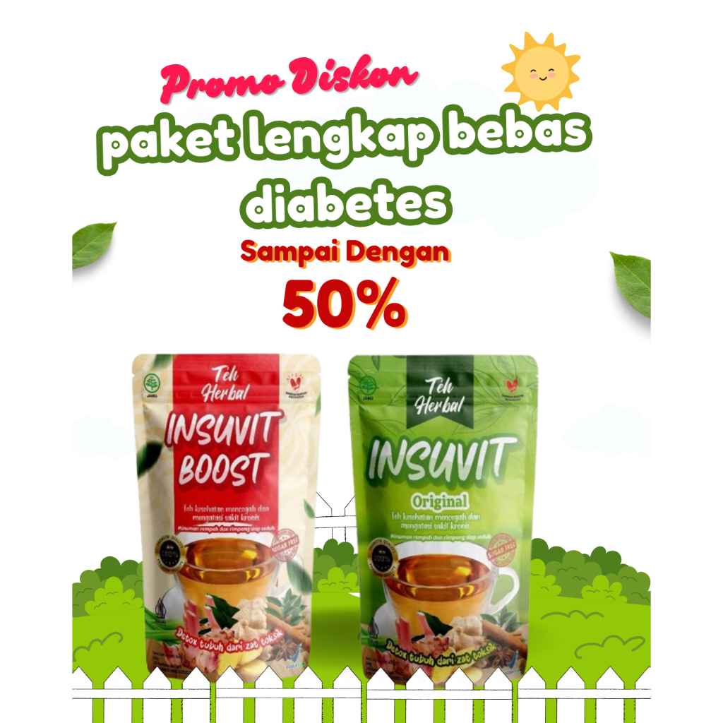 

teh insuvit herbal diabetes kencing manis asli original