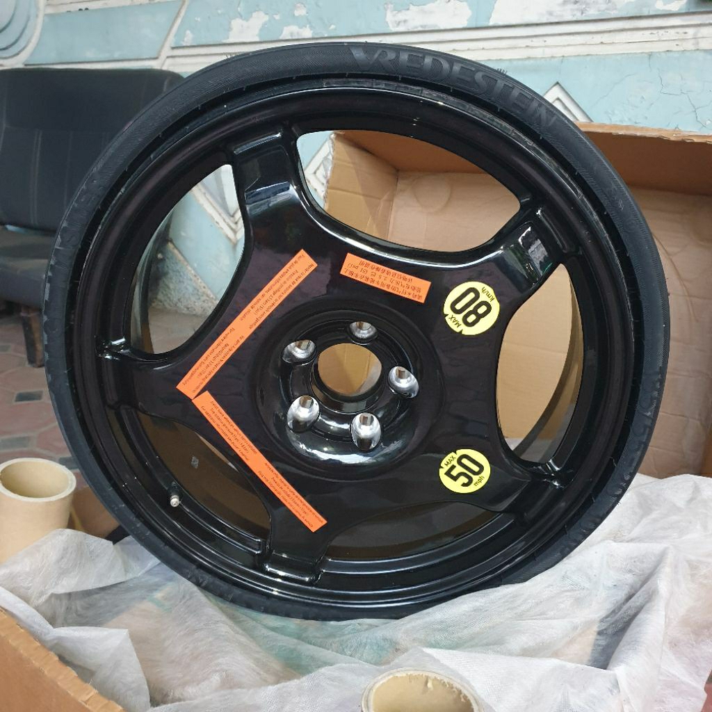 Velg Ban Serep Temporary Cadangan Spare Tire Mercy R20 pcd 5x112