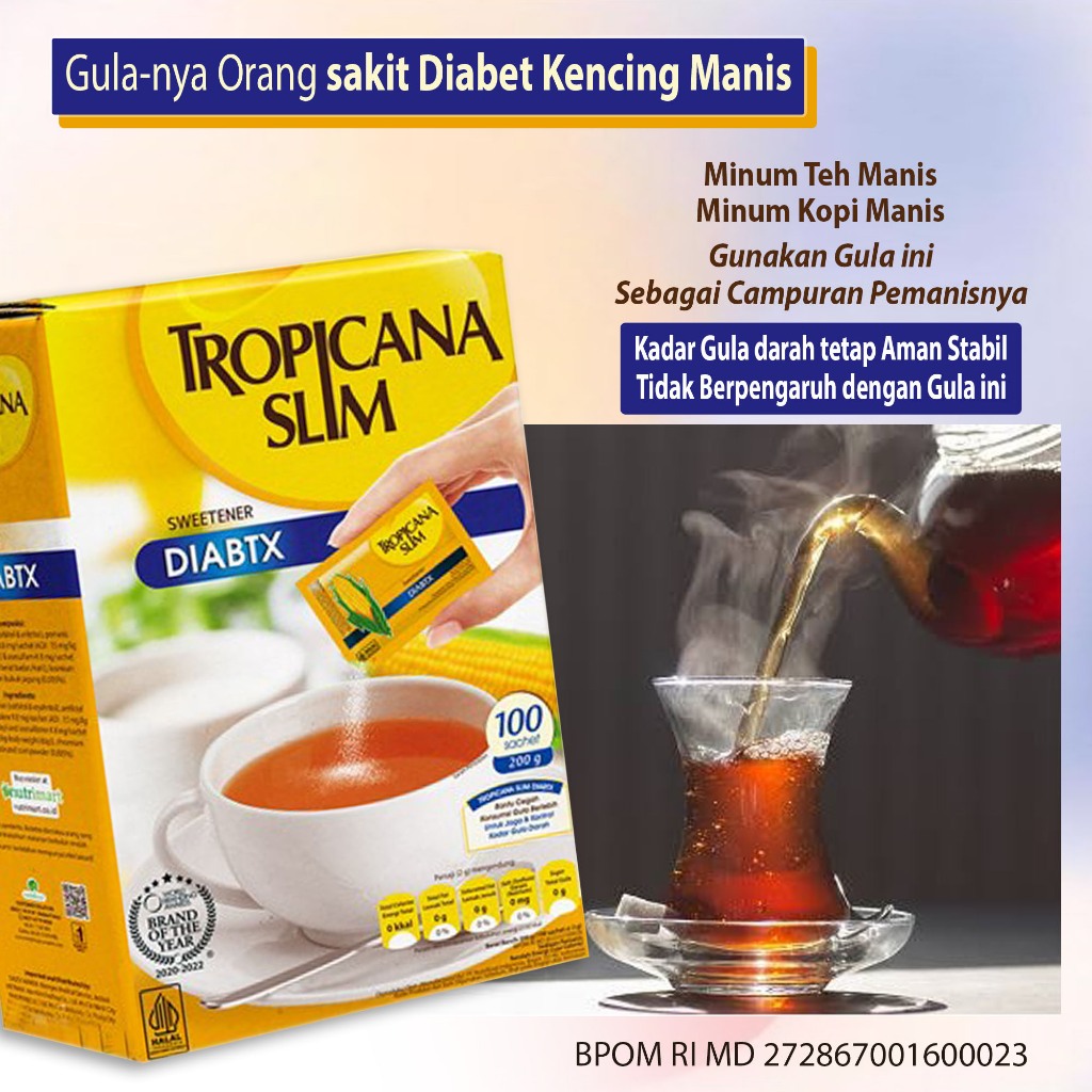 

Gula Diabetes Kencing manis TERLARIS Gulanya orang sakit diabet kadar gula darah tinggi kencing manis Manisnya gula ini tidak menimbulkan kadar gula naik alias Aman tetap Stabil ~ Tropicana sweetener DIABTX