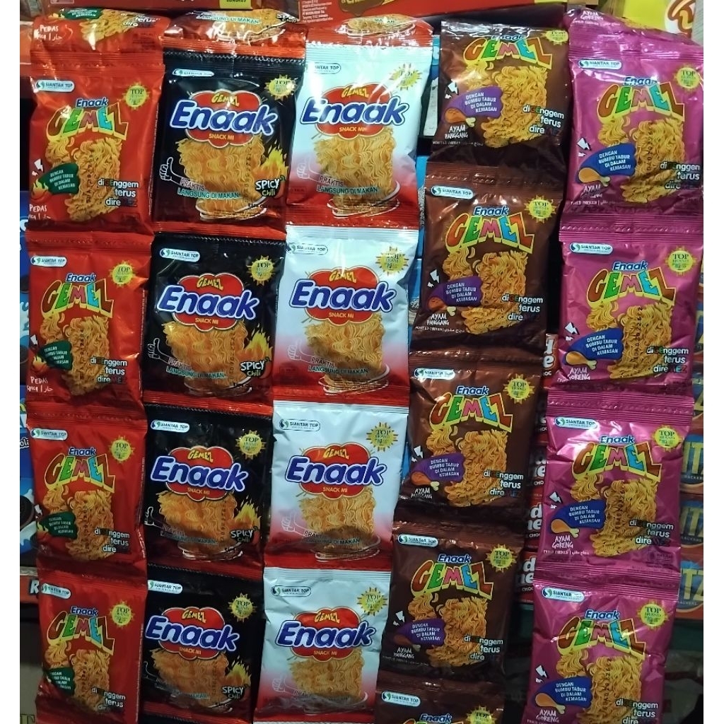 

Gemez Enaak Snack Mi Praktis Langsung Di Makan Aneka Rasa(isi 10)