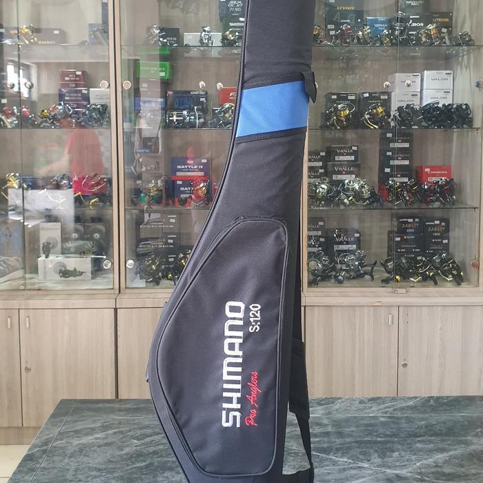 Tas Joran Pancing HARDCASE BATOK  120Cm - Shimano Biru, 120CM
