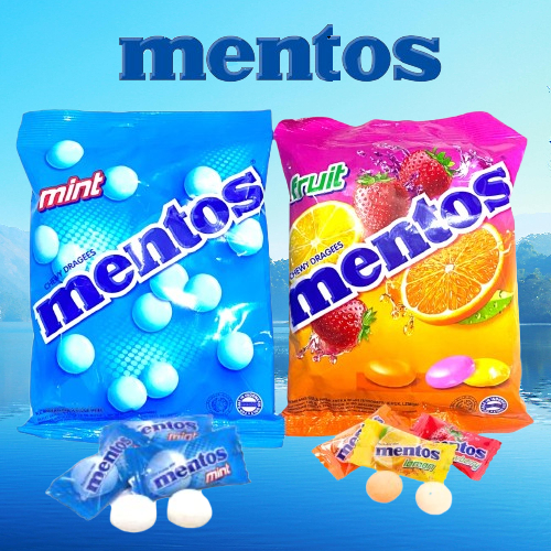 

Permen Mentos Bag Bungkus Rasa Buah / Mint
