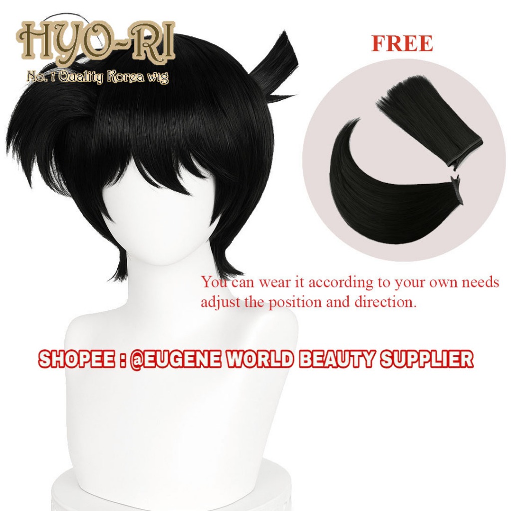 READY STOK - WIG CONAN WIG SHINICHI KUDO WIG KUDO SHINICHI WIG COSPLAY ANIME CONAN WIG COSPLAY ANIME