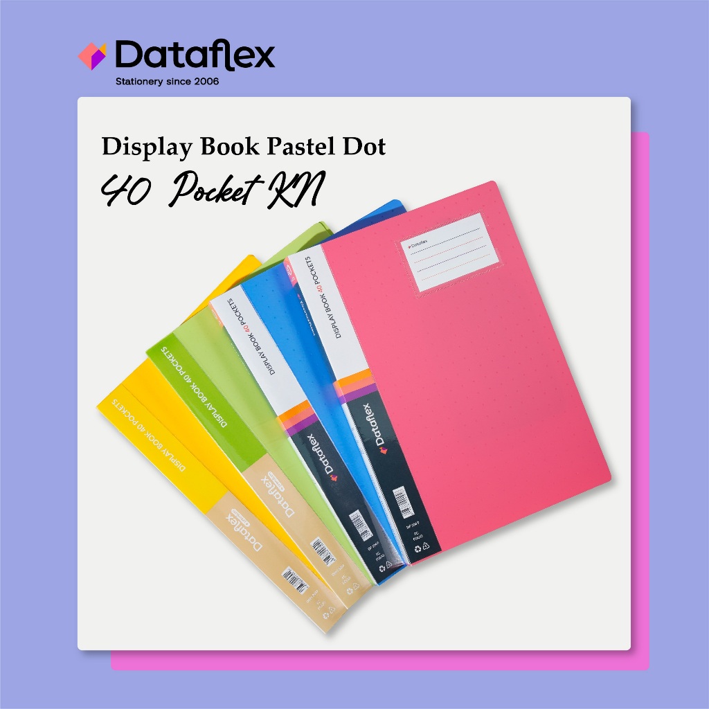 

Display Book PASTEL DOT 40 Pocket KN ( Kartu Nama ) Dataflex