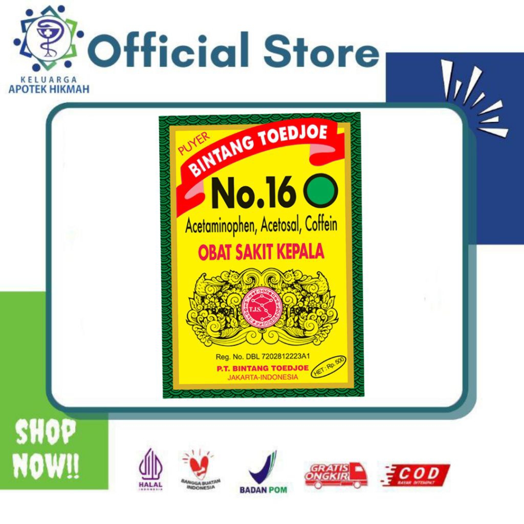 Puyer 16 Puyer 19 atasi masalah nyeri sakit kepala sakit gigi paracetamol