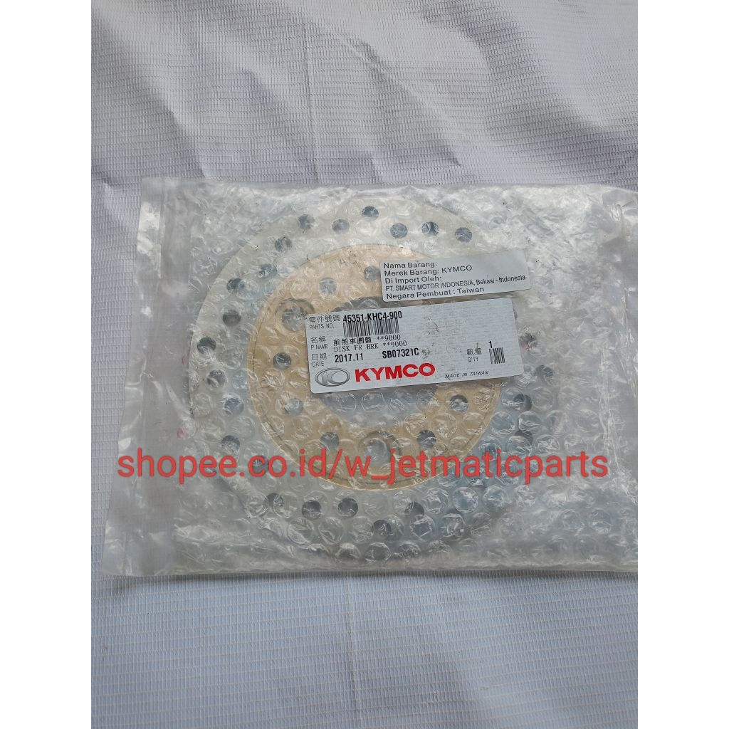 Disc FR Brake / Piringan Cakram Kymco Easy 100 Original