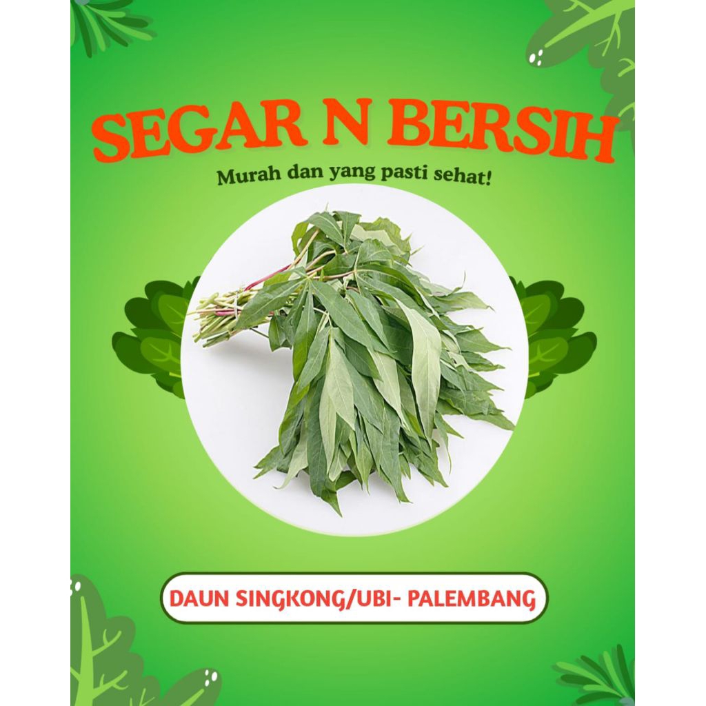 

SAYUR DAUN UBI / SINGKONG - PALEMBANG