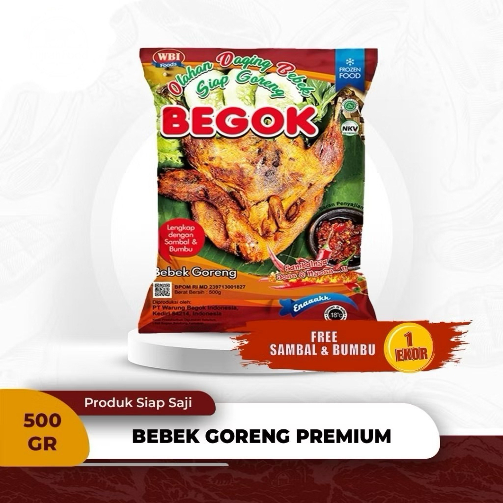 

Bebek Goreng Frozen Ukuran Sedang