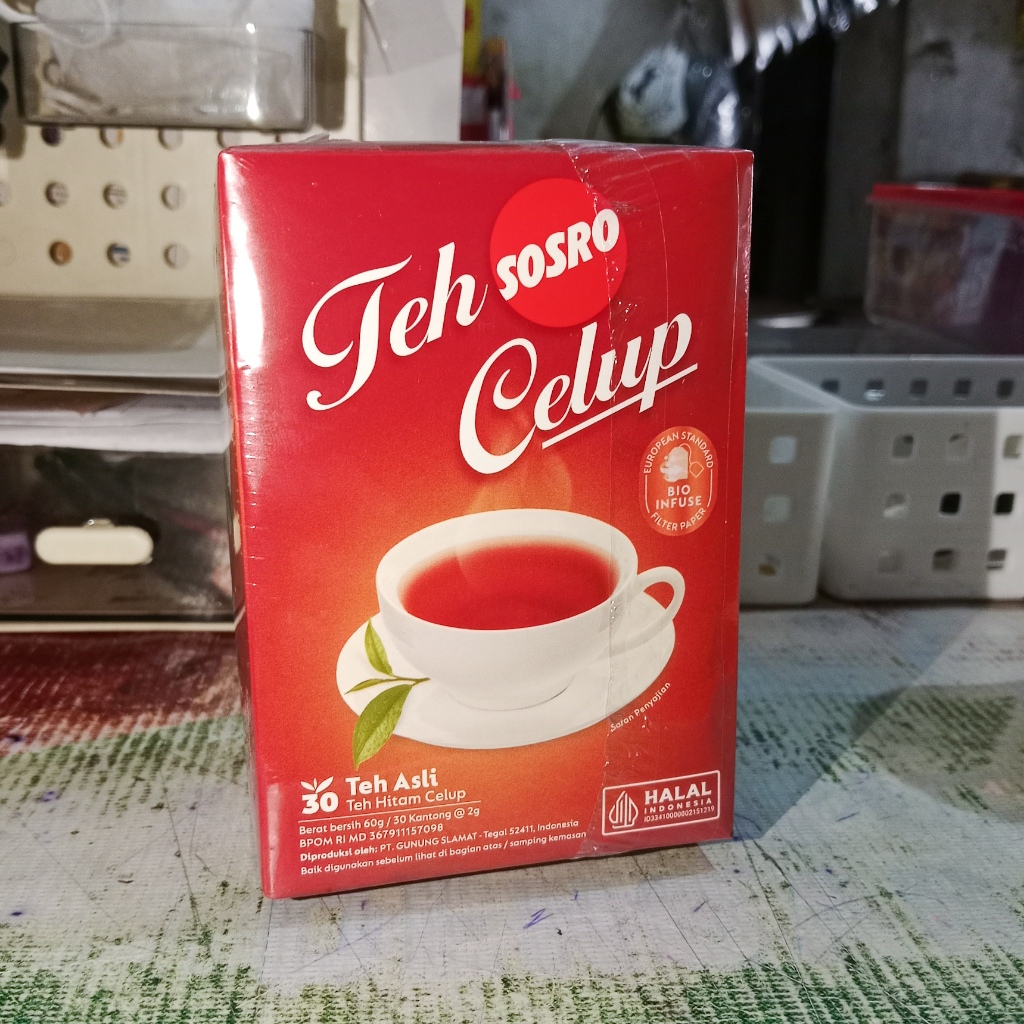 

TEH SOSRO CELUP KECIL ISI 30 KANTONG TEH