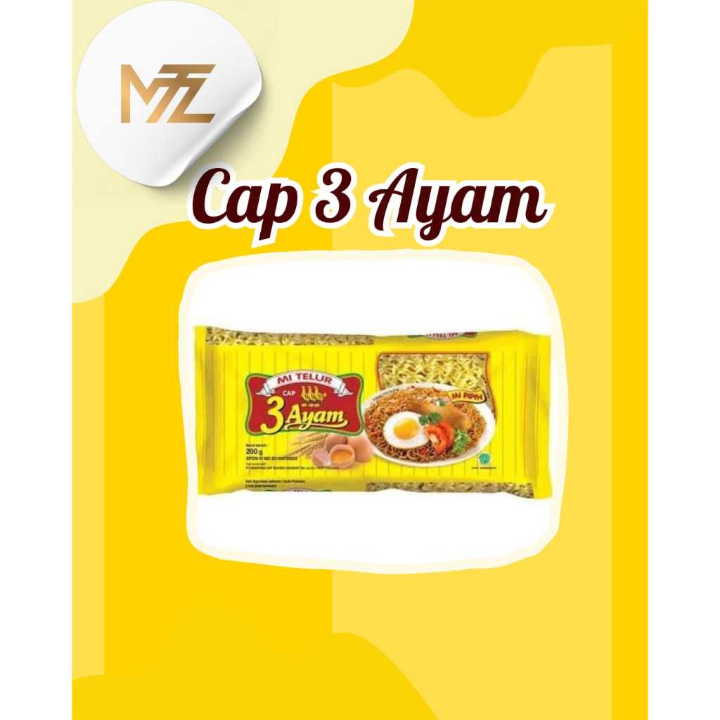 

☘️ MUMTAAZZTORE ☘️ INDOFOOD Mi Mie Telur Cap 3 Ayam 200gr