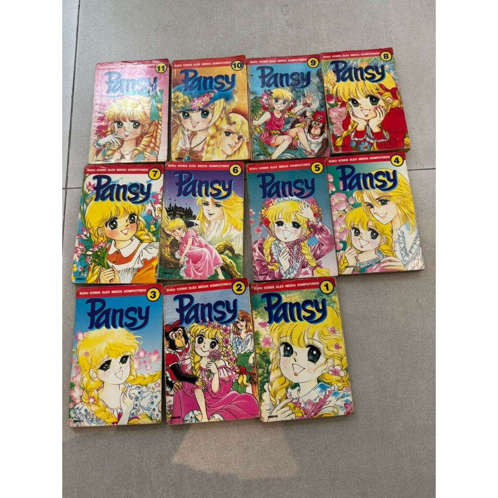 Buku Komik Pansy Mariko Okumura 1-11 Tamat Comic Book Elex Media