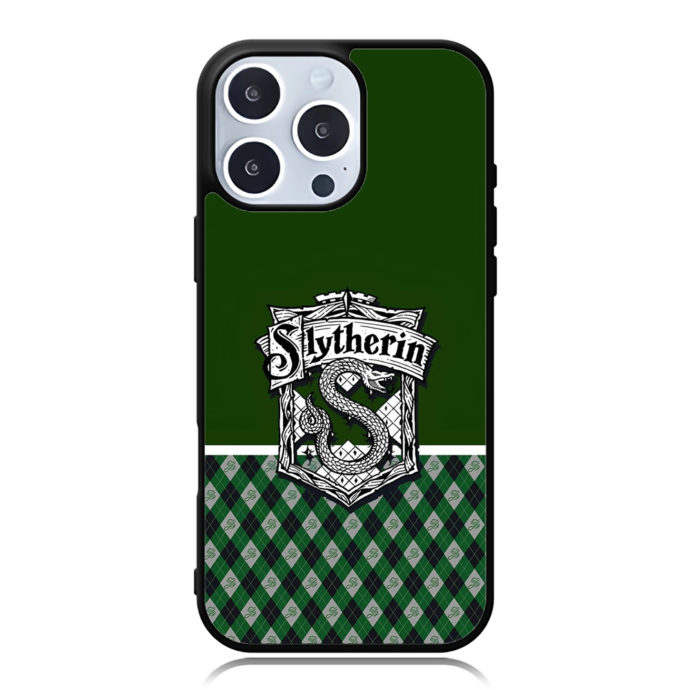 iPhone Case 16 15 14 13 12 11 X XR Xs 8 7 6 5 Plus Pro Max SE Softcase Slytherin Harry Potter