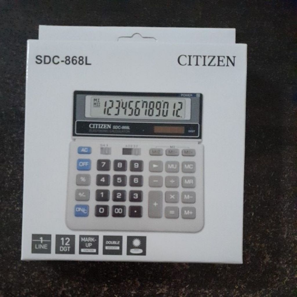 

kalkulator Citizen SDC 868L