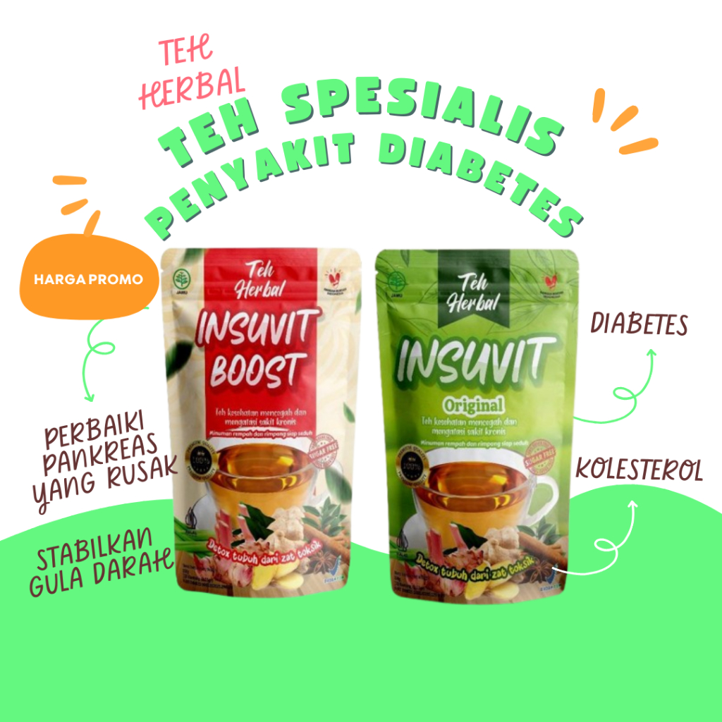 

TEH JSR INSUVIT HERBAL DIABETES / Teh Insuvit Diabetes