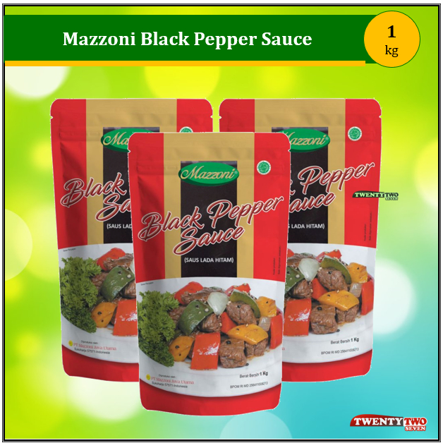 

[6 X]Mazzoni Saus Lada Hitam 1 kg