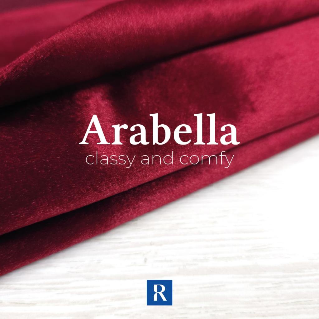 Regency - [Arabella] - Kain Sofa Beludru/Kain Velvet/Kain Sofa Velvet Halus/Kain Kursi/Kain Jok/Bean