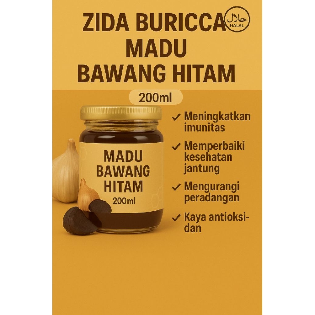 

bawang lanang fermentasi madu dan lemon