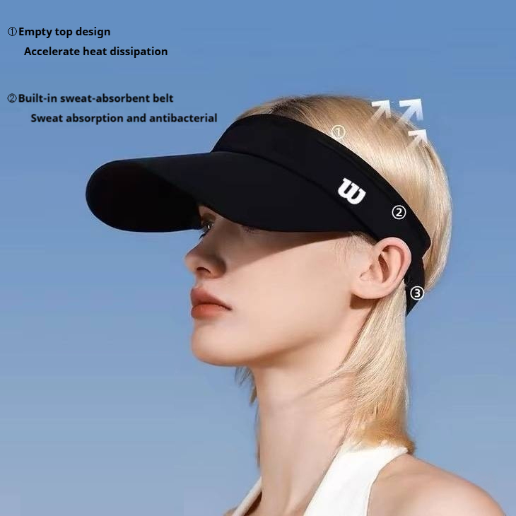 WILSON Women Ribbon Golf Visor - Topi Visor Golf Wanita Outdoor Sport