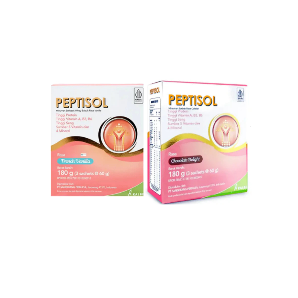 

Peptisol Vanila/Coklat 180 gram - Nutrisi Tinggi Protein Rendah Residu [BOGOR]