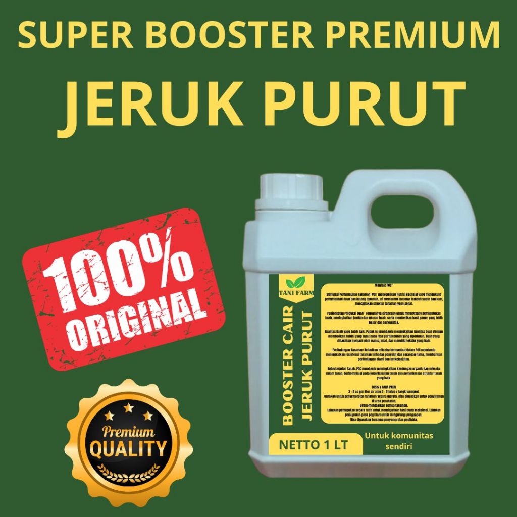 MO Pupuk Jeruk Purut 1LT  Cepat Berbuah Pupuk Jeruk Purut Subur Berbuah Jeruk Purut Cepat Besar