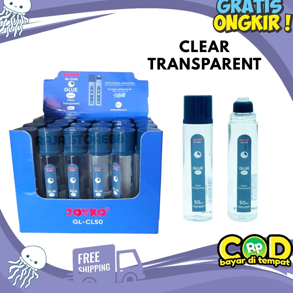 

Lem Kertas Cair / Glue 50 ml - Joyko GL-CL50 MURAH