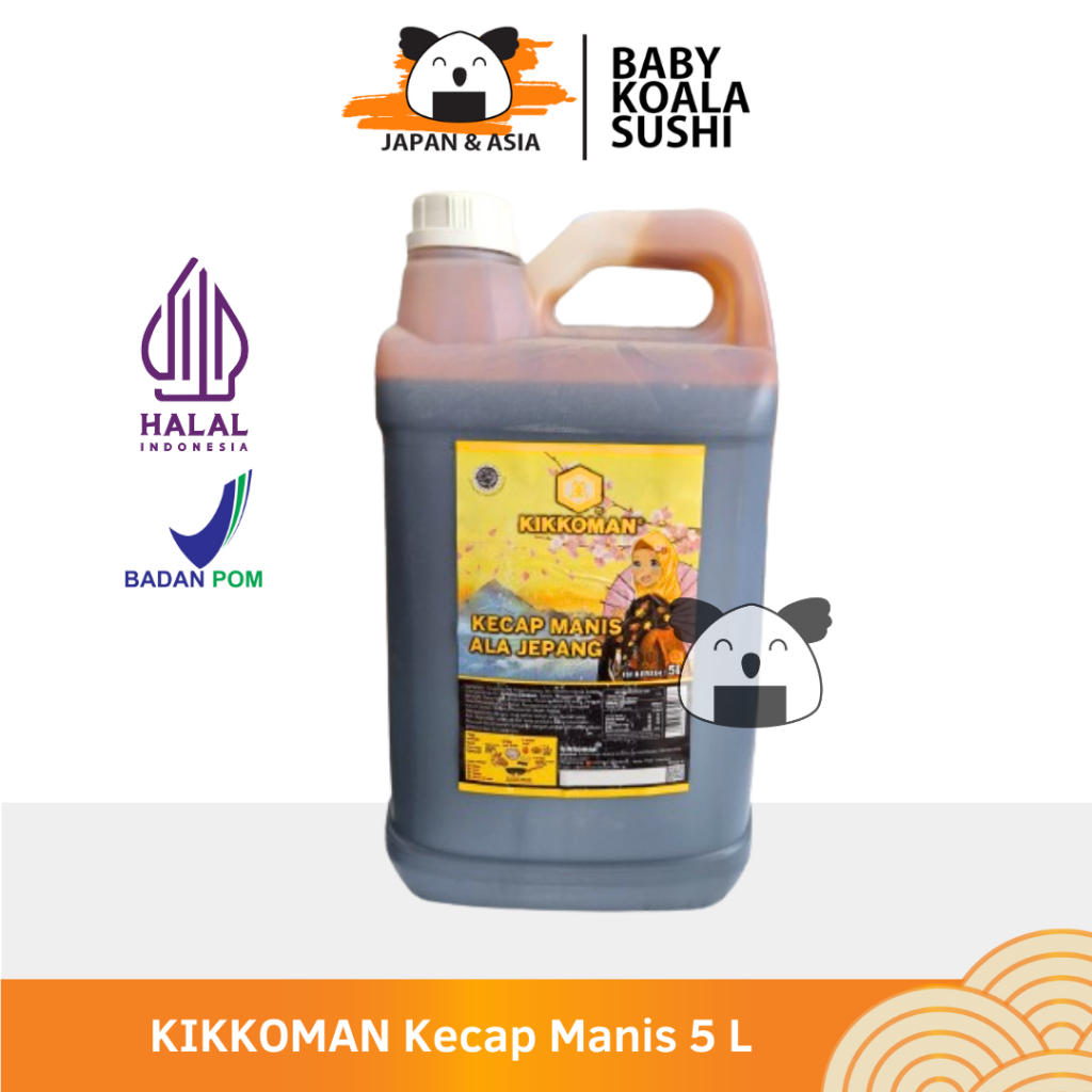 

KIKKOMAN KECAP MANIS Ala Jepang 5 Liter Halal | Sweet Sauce