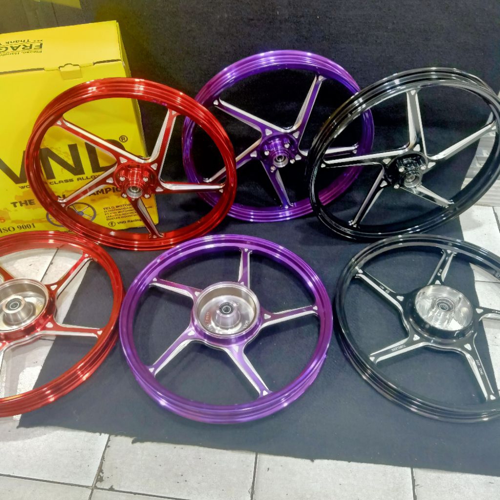 VELG RACING VND AK55 RX KING THN2002/2018 FULL CNC Uk160/160-18 velg racing RX king roda RX king pel