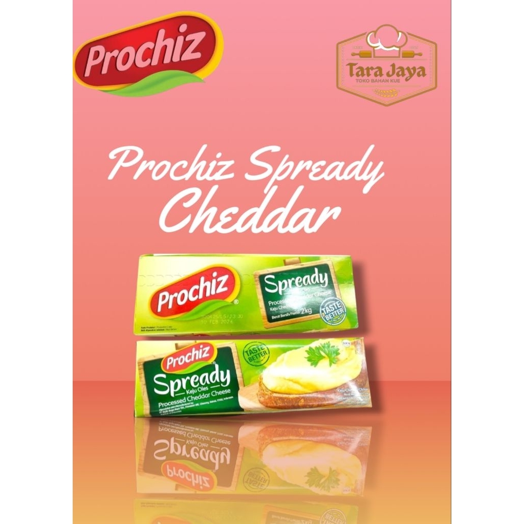 

Prochiz Spready Cheddar / Keju Oles 2kg