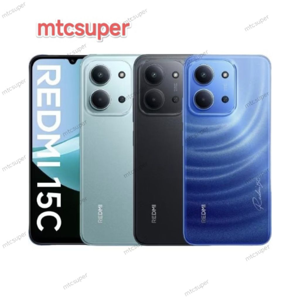 REDMI 15C 6/128GB | 8/256GB 6000MAH GARANSI RESMI