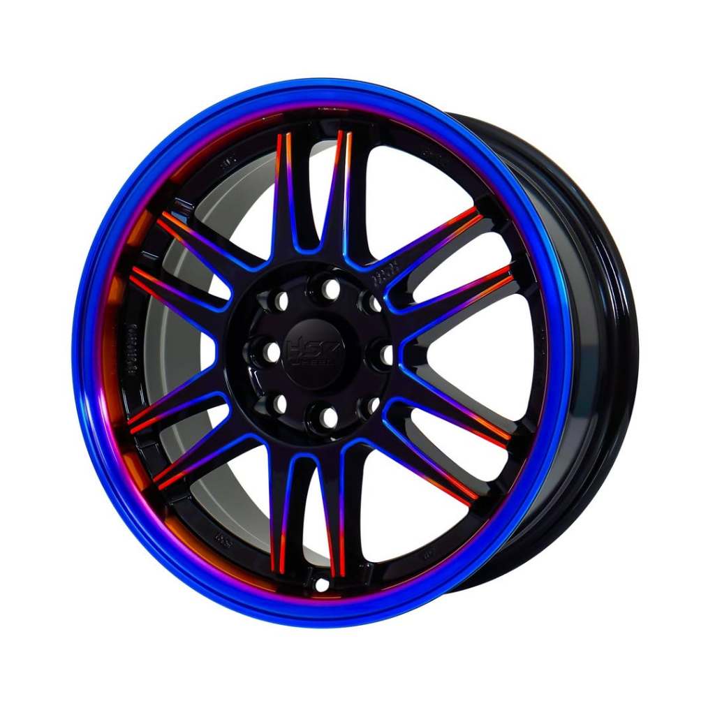 Hsr Wheel - Velg Hsr R15H4X100-114,3 Rainbow