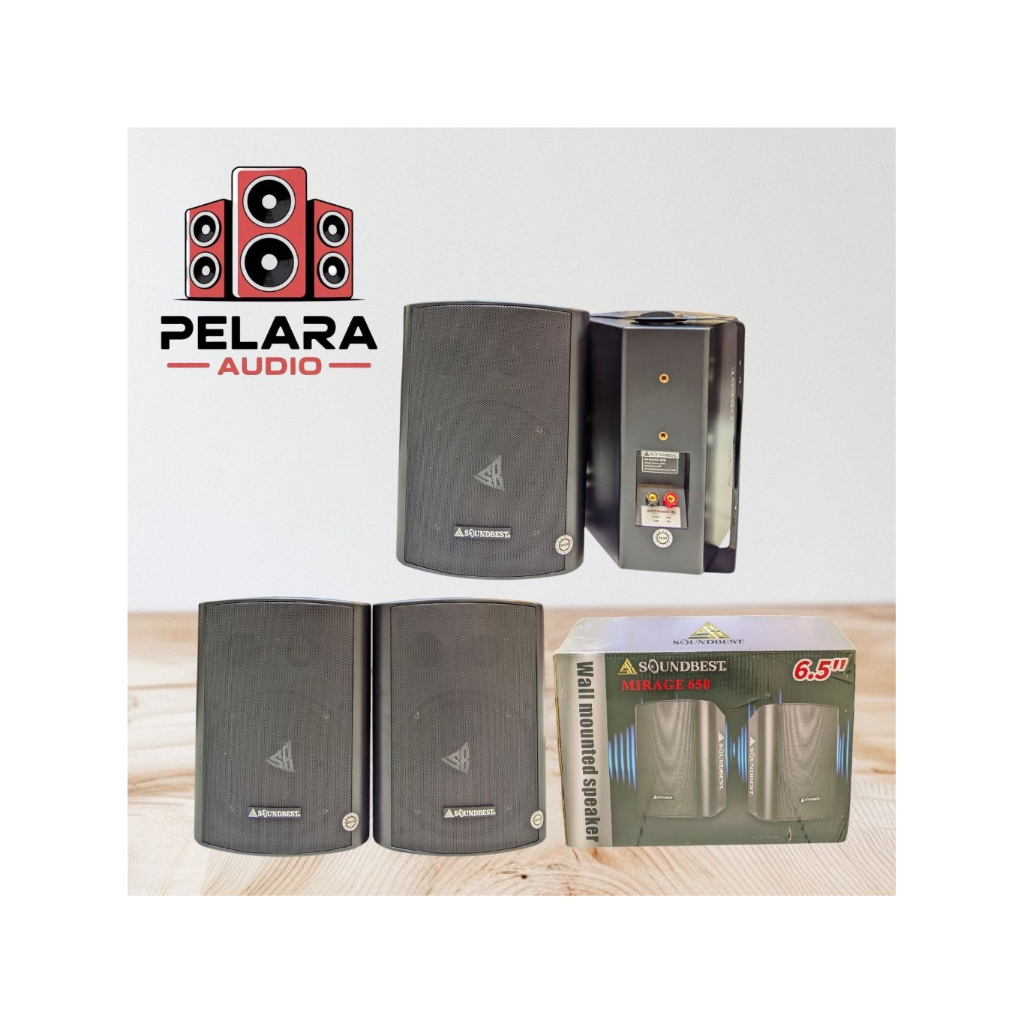 Speaker dinding 6'5 inch Speaker SOUNDBEST MIRAGE 650 ORIGINAL GARANSI RESMI