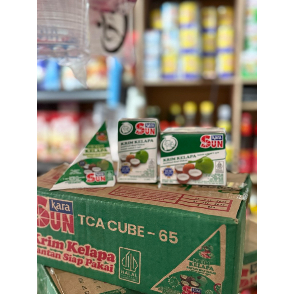 

sun kara kemasan 65ml, 110ml, 200ml | santan kara | santan kelapa | santan kemasan