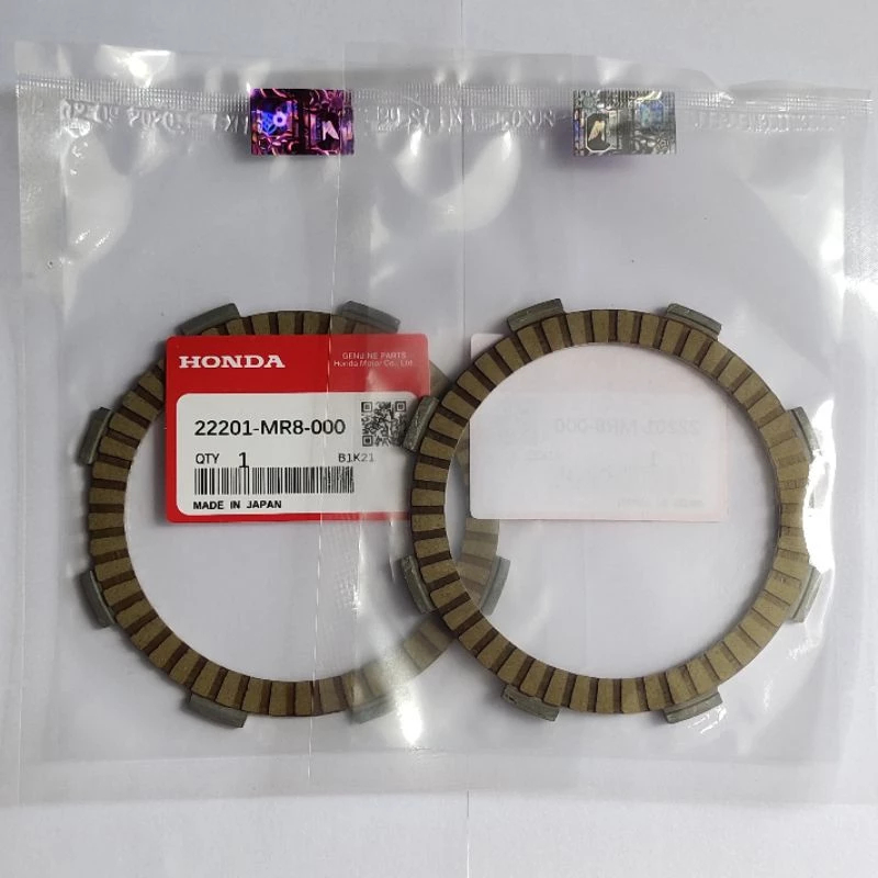 22201-MR8-000 Kampas Kopling Disk Clutch Friction Megapro Monoshock Verza CRF 150 Tiger Minerva