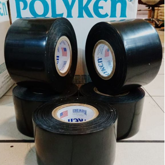 

POLYKEN WRAPPING TAPE 4 INCH X 100 FEET - ISOLASI PEMBUNGKUS PIPA BAWAH TANAH