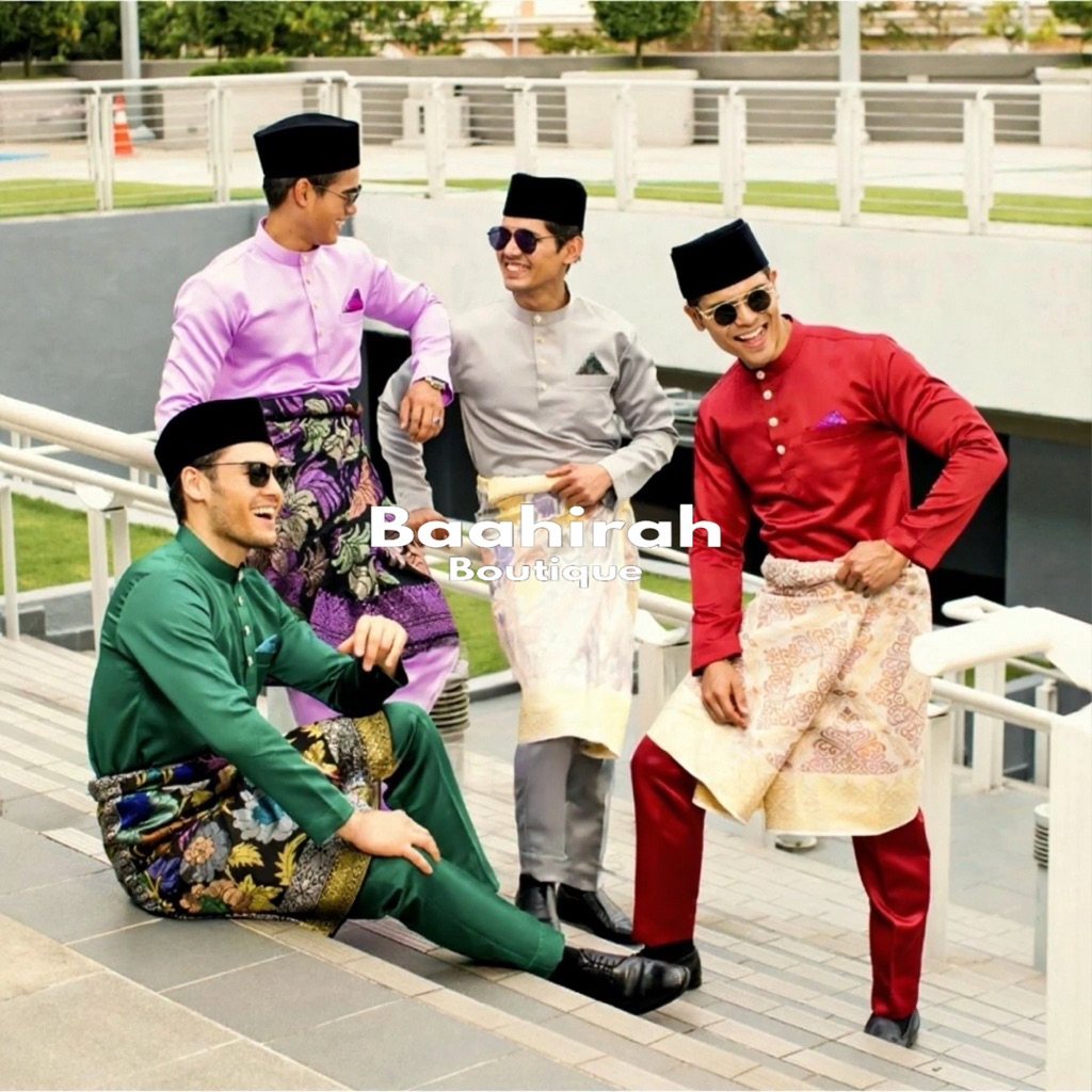 Baju Koko Setelan Melayu Pria Baju Cekak Musang Baju Teluk Belanga Baju Adat Melayu Pria Baju Melayu