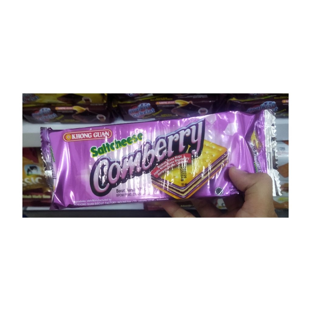 

KHONG GUAN SALTCHEESE COMBERRY 175GR