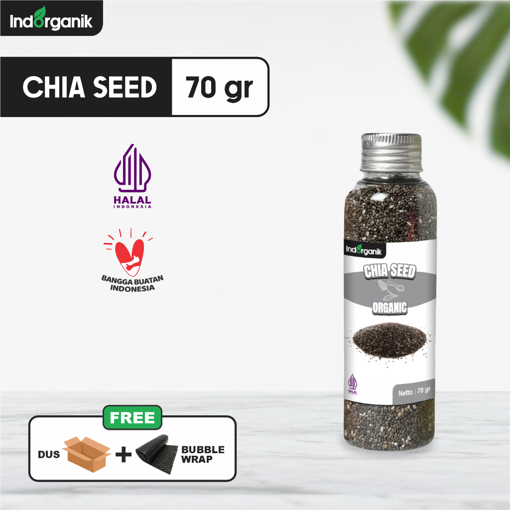 

INDORGANIK CHIA SEED ORGANIC 70GR - CHIASEED ORIGINAL - DIET DETOX